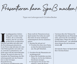 Thema: Präsentieren als Führungskraft