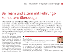 Thema: Mit Führungskompetenz überzeugen